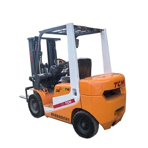 Chariot élévateur diesel/GPL/essence TCM japonais de 3 à 7 tonnes avec moteur, boîte de vitesses, pompe et roulement - Utilisation dans les mines/la construction/les ports - Vente en gros - Product Image 1