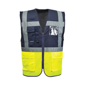 Gilet de travail réfléchissant haute visibilité, couleur unie, taille adulte, personnalisable, prix de gros, produit très vendu - Product Image 5