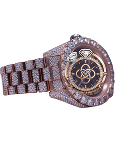 Reloj de Lujo para Hombre con Diamantes Moissanite, Completamente Adornado con Piedras VVS, Reloj de Pulsera - Product Image 2
