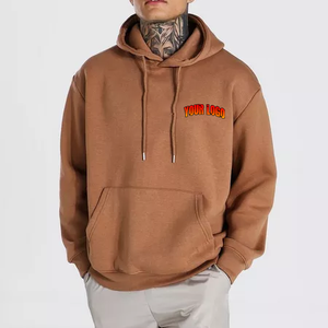 Sudadera con Capucha Oversize de Algodón 100% Personalizada, Estilo Desgastado, de Alta Calidad, con Lavado Ácido, Felpa Francesa, Estampado Roto, Corte y Confección, Primavera - Product Image 1