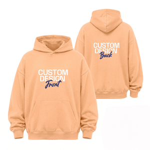 Sweat-shirts à capuche surdimensionnés de haute qualité pour hommes, 100% coton lourd 330g, impression personnalisée, streetwear d'hiver - Product Image 6