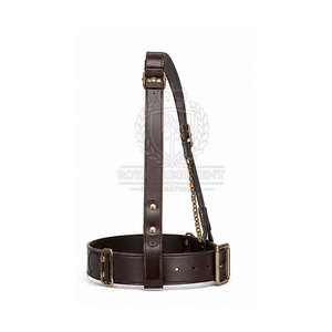 Ceinture Sam Browne en cuir avec design classique, boucle réglable et finition durable pour vêtements formels - Product Image 5