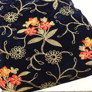 Tela de malla de georgette con revestimiento de PA, bordado de punto de cadena, transpirable, ecológica, 100% poliéster, para bolsos de boda y hogar - Product Image 4