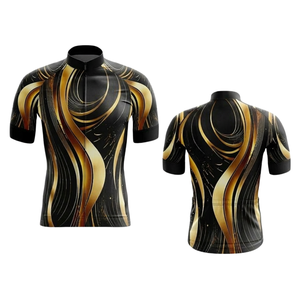 Premium Custom Full Zipper Cycling Clothing Set Polyester Elastane Blend Sublimated Club Fit <b>Road</b> Bike Jersey with 3 <b>Back</b> Pocket - Product Image 1