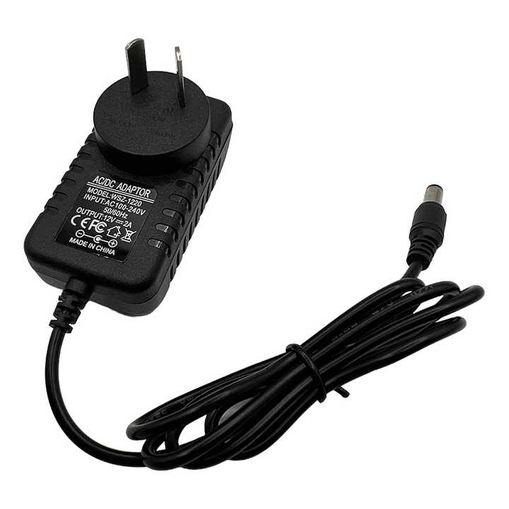 Adaptateur Secteur Universel 12V 2A 24W - Prise EU - Avec Interrupteur - Neuf - Chine