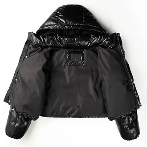 Adjustable New Arrival <b>Cropped</b> <b>Puffer</b> <b>Jacket</b> For Women Comfortable New Fashion <b>Jackets</b> Heavy Duty Best Quality <b>Jackets</b> For Women - Product Image 2
