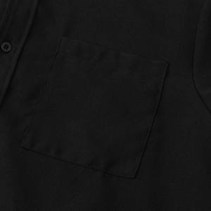Camisa de Manga Corta con Cuello Cuadrado para Hombre, Estampado de Flores Pequeñas, Informal, con Botones, Ropa de Trabajo de Verano, 100% Algodón, Impresión Personalizada OEM - Product Image 5