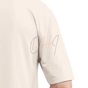 เสื้อยืดคอกลมสีขาวสำหรับผู้ชาย ผ้าฝ้าย 100% ทรงหลวม ระบายอากาศได้ดี เป็นมิตรต่อสิ่งแวดล้อม - Product Image 5