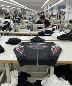 เสื้อฮู้ดซิปผ้าฟลีซคอตตอน 100% สกรีนโลโก้ตามสั่ง ตัดเย็บตามแบบ ราคาสมเหตุสมผล ซักย้อมสีแบบแอซิดวอช - Product Image 2