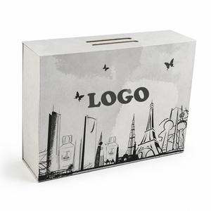 Custom Eco-Friendly Biodegradable Magnetic Cardboard Gift Boxes Foldable Flip Design Waterproof Lamination Attractive Perfume - Product Image 3
