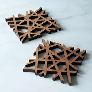 Posavasos creativo hueco de madera para tazas de café y té, aislante térmico, mantel individual de cocina, almohadillas para ollas, sartenes y cuencos, posavasos para teteras - Product Image 2