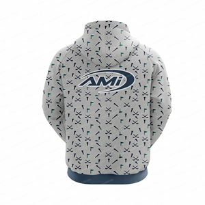 Sudadera con Capucha Personalizada Sublimada, Transpirable, para Hombre y Mujer, 100% Poliéster, Forro Polar, Estilo Urbano, Deportivo, de Secado Rápido para Invierno - Product Image 3