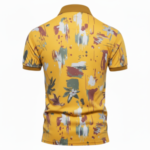 เสื้อโปโลผู้ชายแบบกำหนดเองได้ ลดราคาพิเศษ เป็นมิตรกับสิ่งแวดล้อม แห้งเร็ว แขนครึ่งตัว ผลิตจากโพลีเอสเตอร์ พร้อมพิมพ์โลโก้ตามสั่ง - Product Image 4