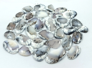 Free Size Natural Dendrite Opal Cabochon Best Quality Oval Cut Gemstone for Jewelry Making - Product Image 3