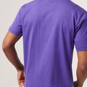 Camiseta Unisex 100% Algodón, Cuello Redondo, Manga Corta, Antiarrugas, Estampado Sólido, Camisetas Casuales para Hombre - Product Image 6