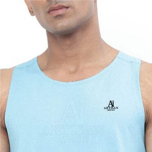 Camiseta sin mangas para hombre, hecha con el mejor material de alta calidad, ropa deportiva de secado rápido, último diseño. - Product Image 4