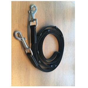 Rub International 7860R Rienda de tela ligera de 15mm para equitación ecuestre Accesorio de cuero estándar internacional Tapones Piedras - Product Image 5