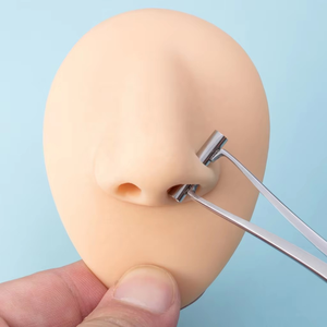 Pinzas Profesionales para Perforación de Septum de 6 Pulgadas, Acero Inoxidable, con Extremos Abiertos, Herramientas Profesionales para Perforación Corporal, Aprobadas por CE e ISO - Product Image 4