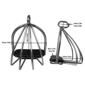 Estribos de Seguridad Reutilizables de Acero Inoxidable y Plástico para Montar a Caballo, Almohadilla Antideslizante, Diseño Duradero y Resistente, Color Personalizable, Inglés - Product Image 2