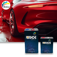 Laque d'émail de réparation de carrosserie automobile de peinture acrylique de perle rouge de haute qualité à séchage rapide 1K pour l'application de pulvérisation de vernis automobile