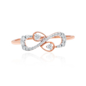 Anillo de Oro Rosa de 14K de Primera Calidad, 0.860g de Peso Neto, Joyería Fina para Mujer, Compra al por Mayor, Talla Regular, Banda de Oro, Joyería Profesional - Product Image 3