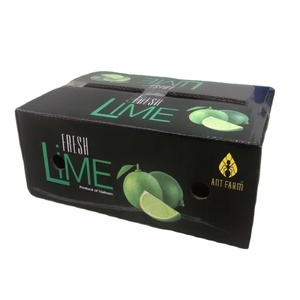Boîte en carton ondulé pliable rectangulaire à 5 couches OEM 34*24*14 cm Impression offset UV Logo personnalisé Emballage de fruits Matériaux recyclés - Product Image 3