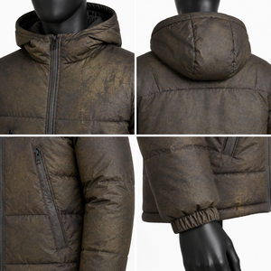 <b>Men's</b> Hooded Puffer Jacket <b>Winter</b> Warm Quilted Outdoor <b>Coat</b> Custom Logo Waterproof Windproof <b>Parka</b> Jacket Wholesale OEM ODM B2B - Product Image 4