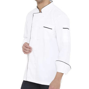 Veste de cuisine de haute qualité pour chef, uniforme de cuisinier, uniforme de chef pour hôtel, restaurant, femmes et hommes - Product Image 2