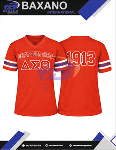 Camiseta Deportiva de Malla de Poliéster para Mujer Delta Sigma Theta DST Sorority, Diseño Atlético Rojo 1913, Antiarrugas y Transpirable - Product Image 6