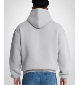 2025 Custom Manufacturer Men's Heavyweight Thick Distressed Hoodie Acid Wash <b>Sweatshirt</b> Zip <b>Embroidery</b> Digital for Winter - Product Image 1