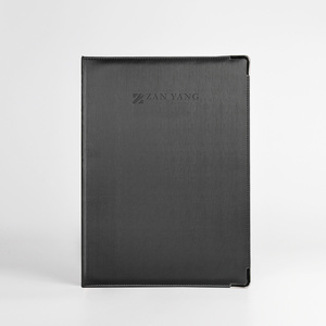 Ink-black textured toothpick leather style with silver trim metal protective gear - Product Image 3