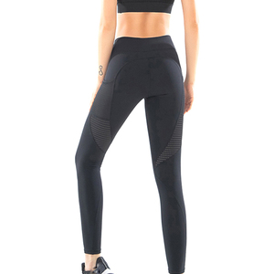 Leggings de sport décontractés respirants taille mi-haute pour femmes, grandes tailles, en polyester et élasthanne, services OEM ODM, leggings pour femmes - Product Image 6