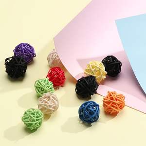 ลูกบอลของเล่นหวายแฮนด์เมดหลากสีสำหรับตกแต่งบ้าน,ลูกบอลตกแต่งต้นคริสต์มาสเป็นมิตรกับสิ่งแวดล้อมขายส่ง - Product Image 2