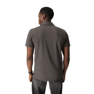 Nouveau modèle T-shirt polo pour homme à prix abordable T-shirts polo pour homme à manches courtes, respirants et extensibles pour le sport et le quotidien - Product Image 3