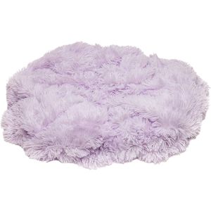 Premium Purple Orchid 50\" X 65\" Solid Faux Long Fur <b>Throw</b> Blanket Soft and Fuzzy <b>for</b> <b>Bed</b> or Couch - Product Image 1