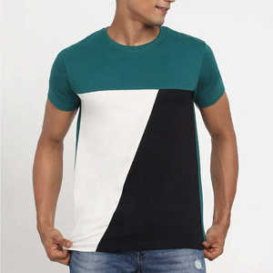 Camiseta de Hombre de Color Sólido, Última Moda, Diseño Personalizado OEM, Secado Rápido, Camiseta Lisa para Adultos - Product Image 1