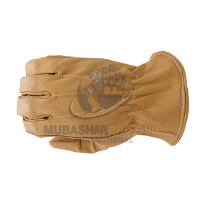 Strong Comfortable Grain Leather Rigger <b>Gloves</b> with Anti-Slip Heat Resistant Customizable Design <b>Long</b> Lasting Workwear Quality - Product Image 4