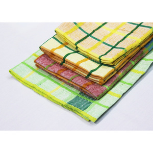Lightweight Kitchen <b>Cloth</b> 100% Cotton Yarn Dyed Checkered Pattern Towels best <b>absorbent</b> kitchen towels for Brand Promotion - Product Image 4