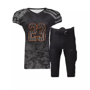 Kit d'uniforme de football américain de qualité supérieure, jersey respirant en mesh et pantalon de haute qualité - Product Image 1