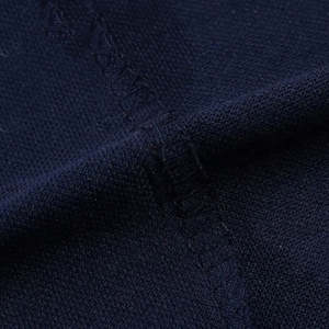 Polo homme personnalisé OEM, broderie de logo de haute qualité, coton piqué 220 GSM, t-shirt polo décontracté pour uniforme de travail d'entreprise - Product Image 5