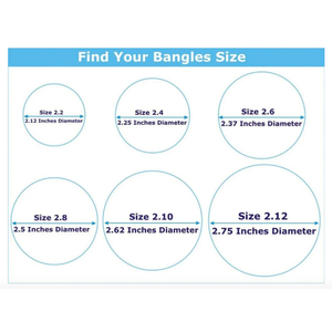Ensemble de bracelets en métal et velours multicolores pour femmes |   Ensemble de chudi traditionnels simples |   Velours coloré en gros, tailles 2.4, 2.6, 2.8 - Product Image 2