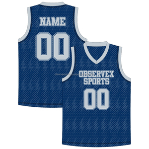 Uniforme de Baloncesto, Jersey de Baloncesto, Ropa Deportiva de Malla, Diseño Reversible, Alta Calidad, para Hombres, Mujeres y Jóvenes, Retro, OEM - Product Image 1