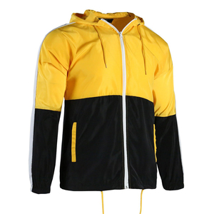 Fashion Streetwear <b>Canvas</b> Front Zip Pocket Customizable Logo Men's Windbreaker Bomber Jacket High Quality Men's Jackets - Product Image 6
