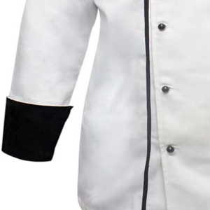 Chaquetas de Chef de Lona Transpirable de Manga Larga, Uniformes de Cocina Personalizables de Alta Calidad para Uso en Restaurantes y Hoteles - Product Image 3