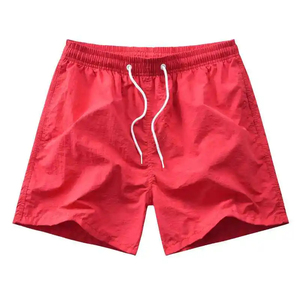 Shorts de plage décontractés pour hommes, design personnalisé, pour la natation et la salle de sport, logo imprimé sur soie personnalisé, 100% coton, séchage rapide, respirant - Product Image 4