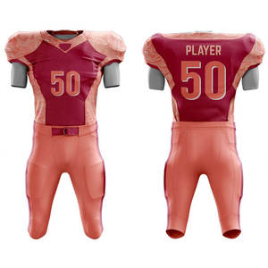 Uniformes de Fútbol Americano Personalizados al por Mayor, Camisetas, Ropa de Equipo, Uniformes 7V7, Sublimación, Serigrafía con Logotipo - Product Image 1