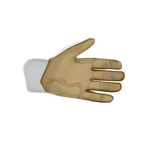 Gants de frappe en cuir blanc et marron, rembourrés, avec fermeture auto-agrippante, support de poignet, légers, unisexes, pour entraînement adulte - Product Image 5