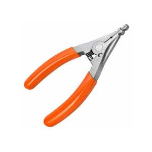 Pince à boucle D en acier inoxydable avec poignée en PVC, outil de formage de fil pour la fabrication de bijoux, 5,5 pouces, ZetomedPro - Product Image 1