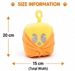 Lindo Juguete de Peluche en Forma de Dado, Cojín Suave Antiestrés, Almohada Cúbica Kawaii, Tela Velboa, Regalo para Niños, Logotipo Personalizado OEM Disponible - Product Image 2