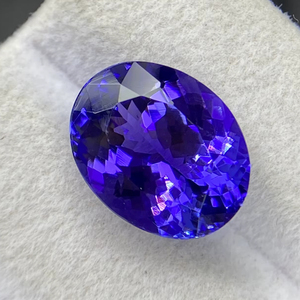 Certified Natural Top Color Tanzanite Oval Cut Stone With Excellent Color Quality Natural Zoisite 7.25 Carat Loupe Clean - Product Image 1